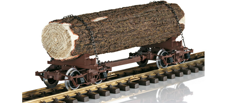 Gゲージ 鉄道模型 車両 LGB エルジービー 木材輸送車 Era III timber transport wagon Era III DC