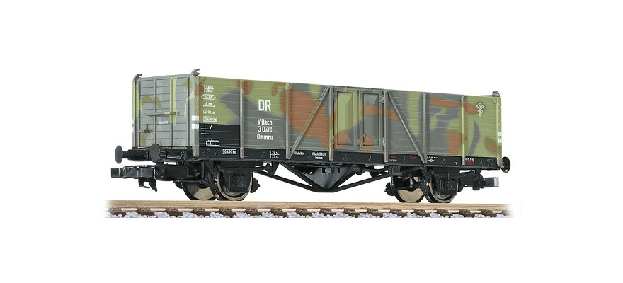 HOゲージ 鉄道模型 リリパット Liliput DRB Ommru Villach 貨車 Epoch II DC Open car type Ommru Villach of the DRB epoch II｜ラストホビー