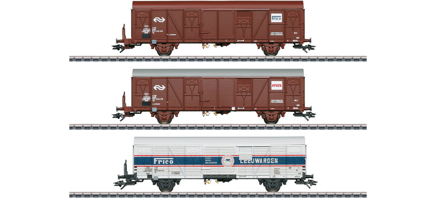 HOゲージ 鉄道模型 貨車 Maerklin メルクリン Frico 貨車セット Era IV AC Freight car set of the Frico epoch IV|ラストホビー