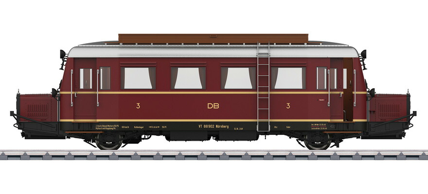 Iゲージ 鉄道模型 Maerklin メルクリン Diesel railcar series VT 88.9 DB epoch III DC Digital Decoder DCC｜ラストホビー