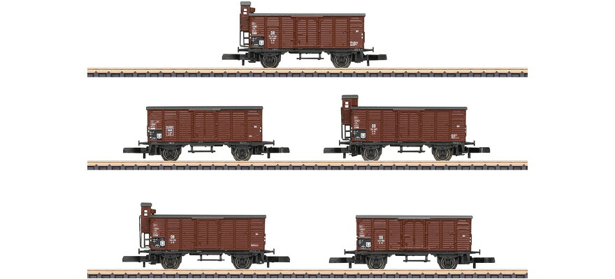 Zゲージ 鉄道模型 貨車 Maerklin メルクリン DB Freight car set G10 Epoch III DC