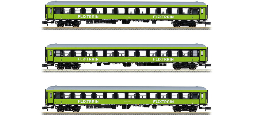 Nゲージ 車両 Minitrix ミニトリックス FLIXTRAIN express train carriage set Era VI DC