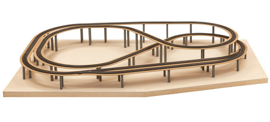 HOゲージ レイアウト用品 ノッホ Noch Andreastal Easy Track route kit Andreastal