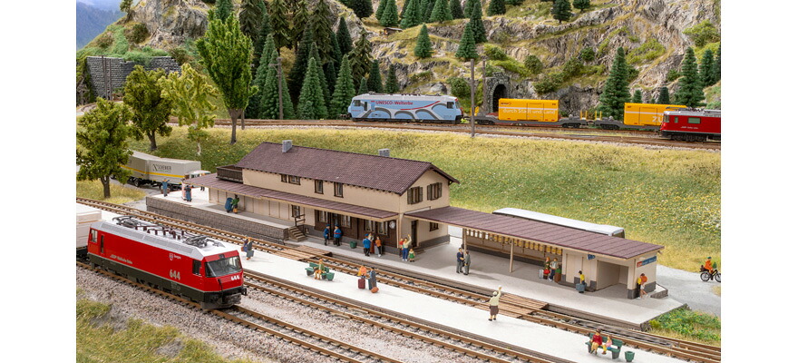 HOゲージ 建物 ノッホ Noch Berguen Etrain station｜ラストホビー