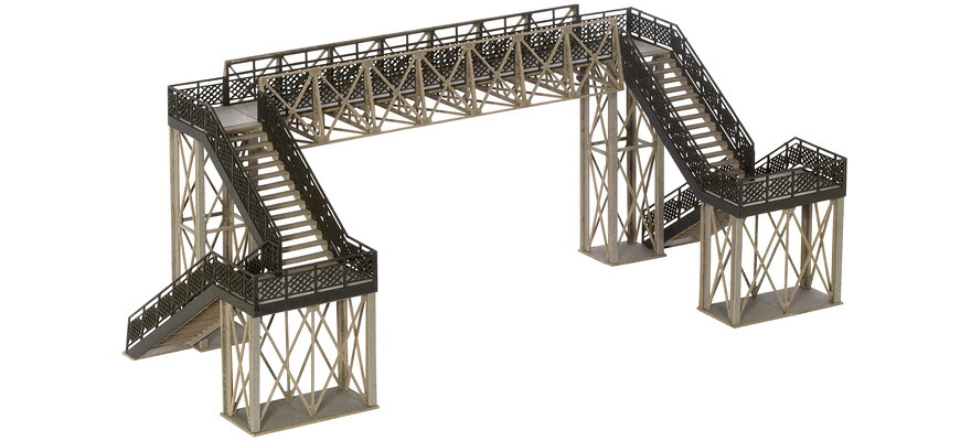 HOゲージ 鉄道模型 Noch ノッホ Pedestrian crossing laser cut kit｜ラストホビー