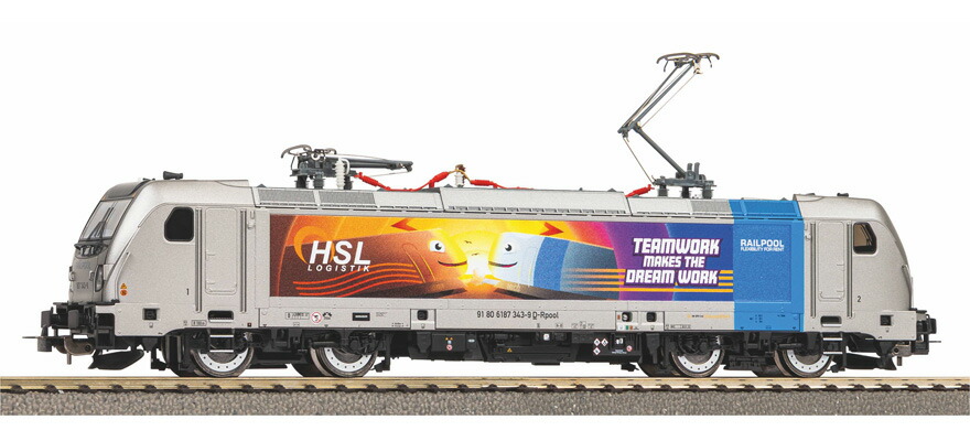 HOゲージ 鉄道模型 電気機関車 Piko ピコ HSL BR 187 Era VI Sound AC Motorola Maerklin Format