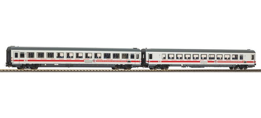 HOゲージ 客車 PIKO ピコ DB AG Rail Trainees against Hate and Violence 2 passenger cars DC|ラストホビー
