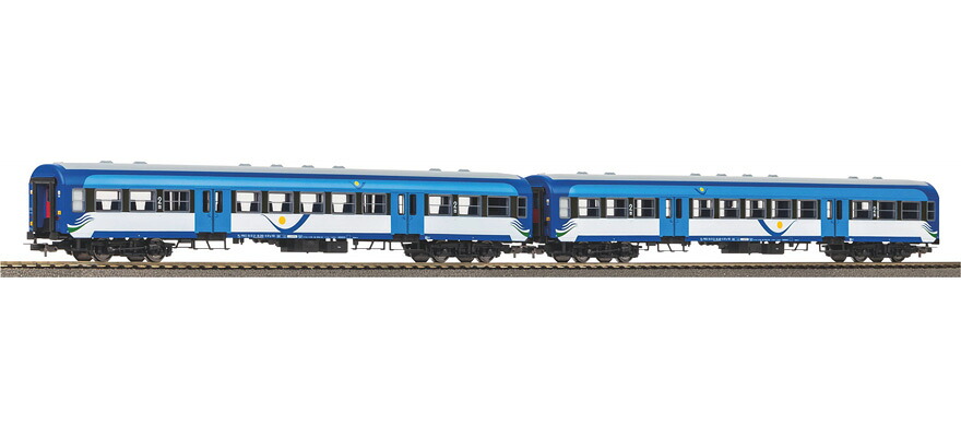 HOゲージ 鉄道模型 客車 PIKO ピコ PR 120A Era VI Set of 2 passenger cars 120A DC｜ラストホビー
