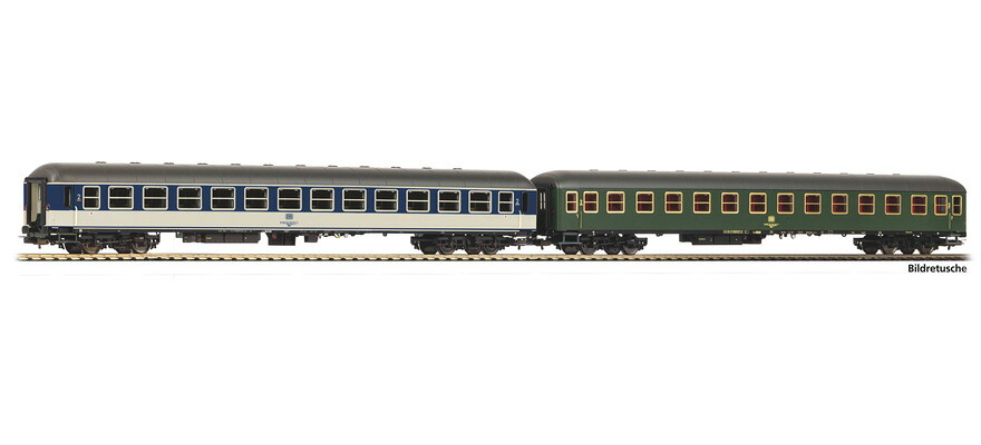 HOゲージ 客車 Piko ピコ DB Set of 2 local transport carriages 2x 2nd class Era IV DC