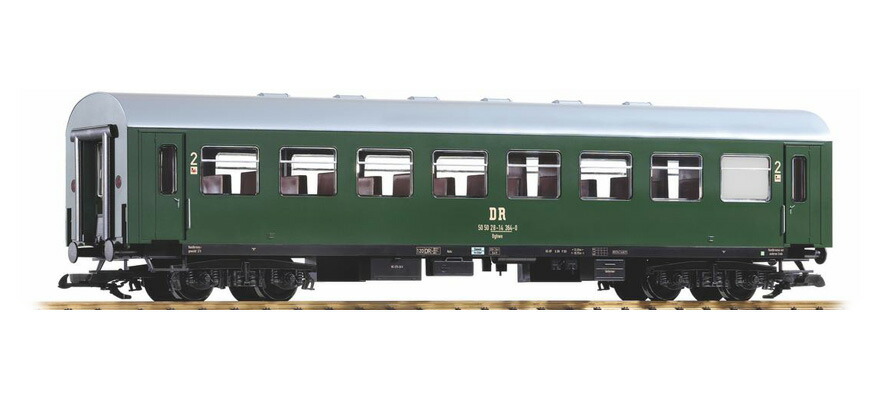 Gゲージ 鉄道模型 客車 Piko ピコ DR 2nd class Reko wagon Era IV DC 2nd class Reko wagon of the DR epoch IV DC