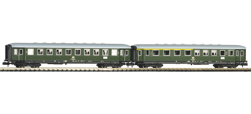 Nゲージ 鉄道模型 客車 Piko ピコ DB エプロン ケーブルカー 2両セット Era IV Set of 2 apron cable cars of the DB epoch IV DC|ラストホビー