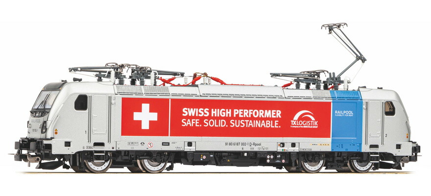 HOゲージ 鉄道模型 Piko ピコ TX Logistik Railpool 187 002 Era VI Electric locomotive sound DC DCC