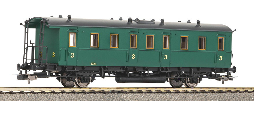 HOゲージ 客車 Piko ピコ SNCB 3rd class compartment car Era III 3rd class compartment car SNCB Era III DC|ラストホビー