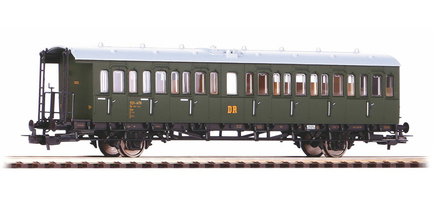 HOゲージ 鉄道模型 客車 Piko ピコ DR サクセンワーゲン Bp形 Era III Sachsenwagen series Bp of the DR era III DC