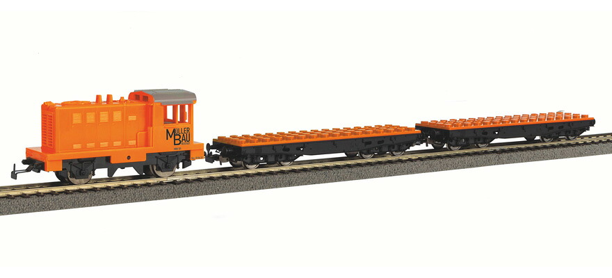 HOゲージ 鉄道模型 Piko ピコ clamping block wagon freight train Starter set track transformer DC|ラストホビー