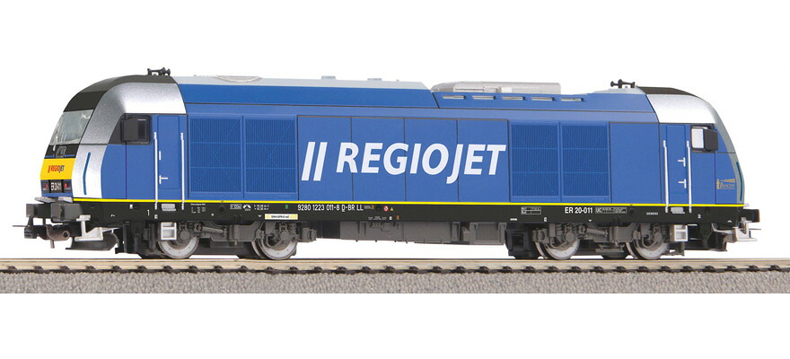 HOゲージ 鉄道模型 ディーゼル機関車 Piko ピコ Regiojet BR 223 Era VI DC Diesel locomotive BR 223 of the Regiojet Era VI DC｜ラストホビー