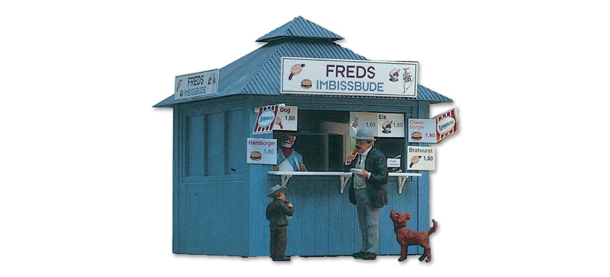 Gゲージ 鉄道模型 Piko ピコ フレッドのスナックバー 組立キット Fred's snack bar kit