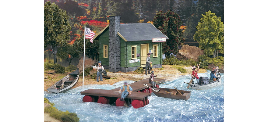 Gゲージ 鉄道模型 Piko ピコ Boathouse Am Waldsee｜ラストホビー