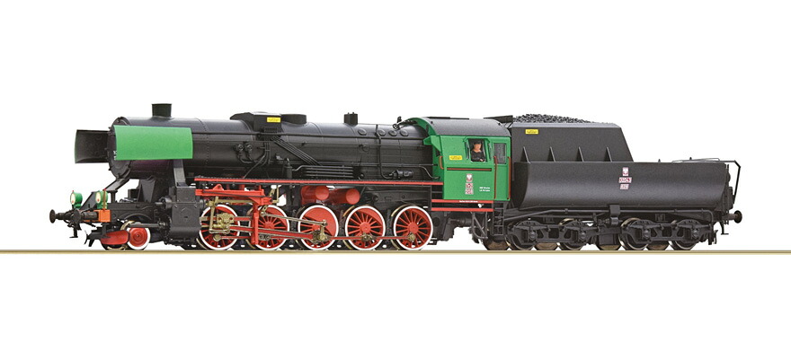HOゲージ 鉄道模型 Roco ロコ PKP 蒸気機関車 Ty2 Era III IV Steam locomotive Ty2 PKP DC