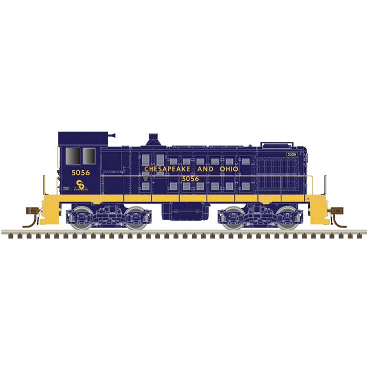 アルコ S2 ディーゼル機関車 チェサピーク＆オハイオ鉄道 #9173 LokSound DCC サウンド付 (ブルー/イエロー) / Atlas Nゲージ 鉄道模型 外国鉄道｜ラストホビー