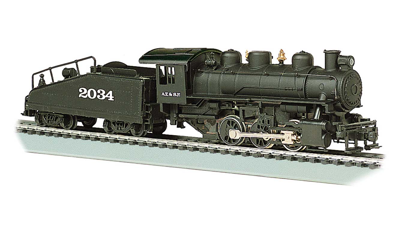 サンタフェ USRA 0-6-0 蒸気機関車 #2034 スロープバックテンダー付 スタンダードDC 発煙機能付 / Bachmann HOゲージ 鉄道模型 外国鉄道|ラストホビー