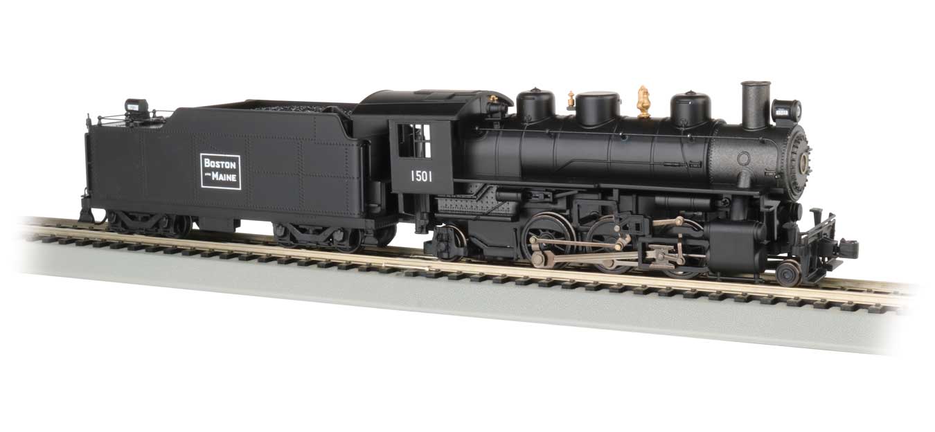 ボールドウィン 2-6-2 プレーリー 蒸気機関車 ボストン＆メイン鉄道 #1501 発煙機能付 スタンダードDC / Bachmann HOゲージ 鉄道模型 外国鉄道｜ラストホビー