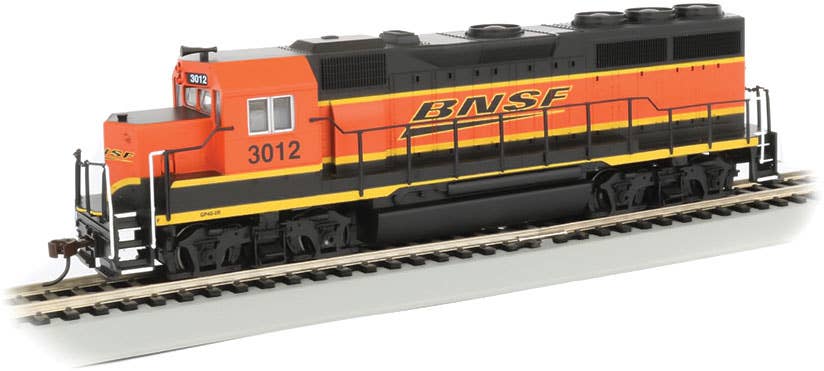EMD GP40 ディーゼル機関車 バーリントン・ノーザン・サンタフェ #3012 スタンダードDC / Bachmann HOゲージ 鉄道模型 外国鉄道｜ラストホビー