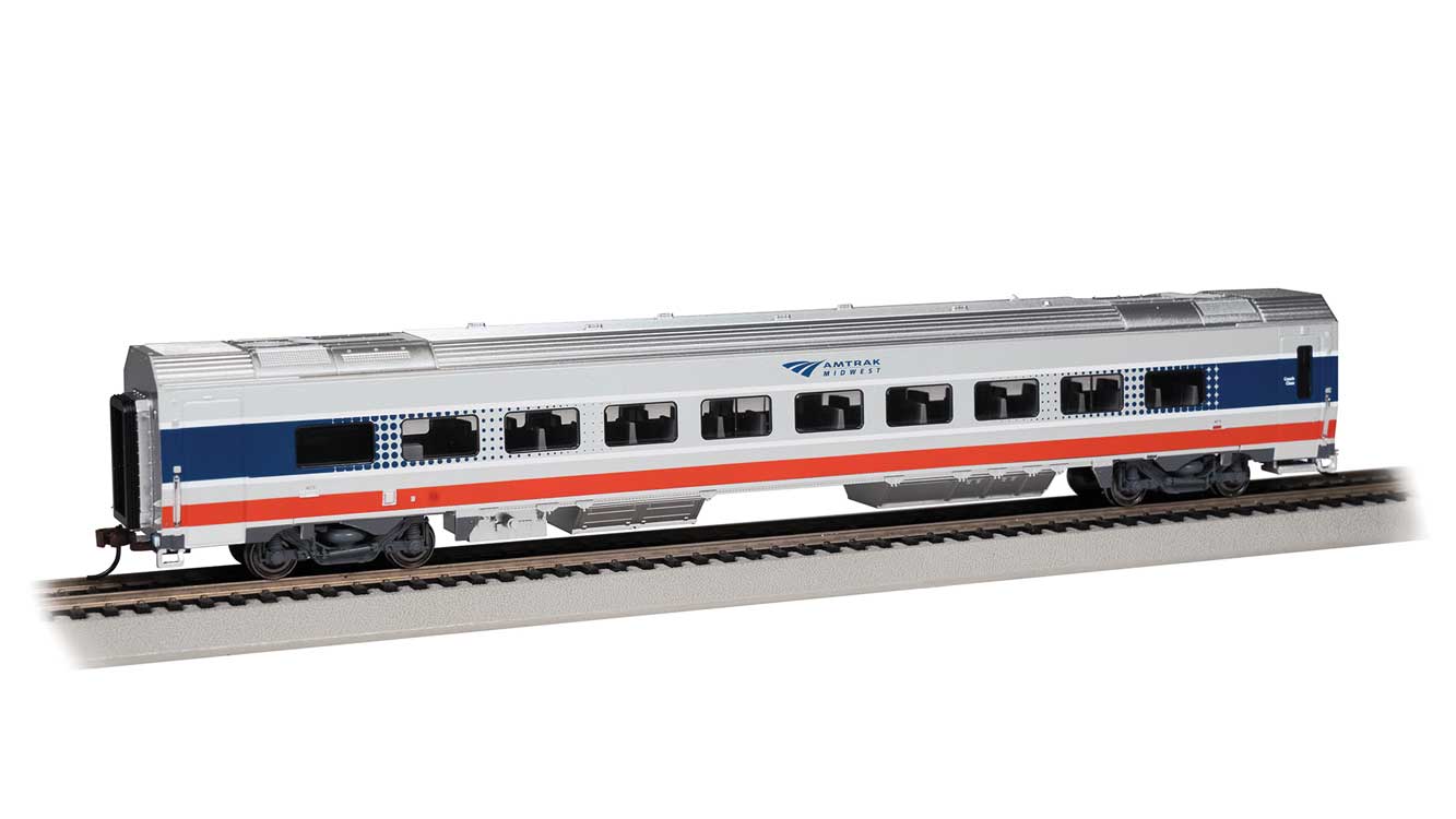 アムトラック シーメンス・ベンチャー 客車 #4015 ミッドウェスト塗装 完成品 / Bachmann HOゲージ 鉄道模型 外国鉄道｜ラストホビー