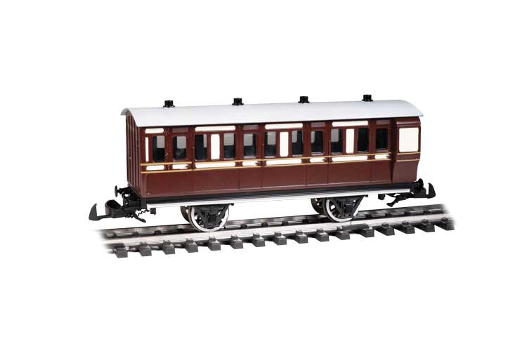 きかんしゃトーマス トビーのミュージアム・ブレーキ客車 (茶色/白) 完成品 / Bachmann Gゲージ 鉄道模型 外国鉄道｜ラストホビー