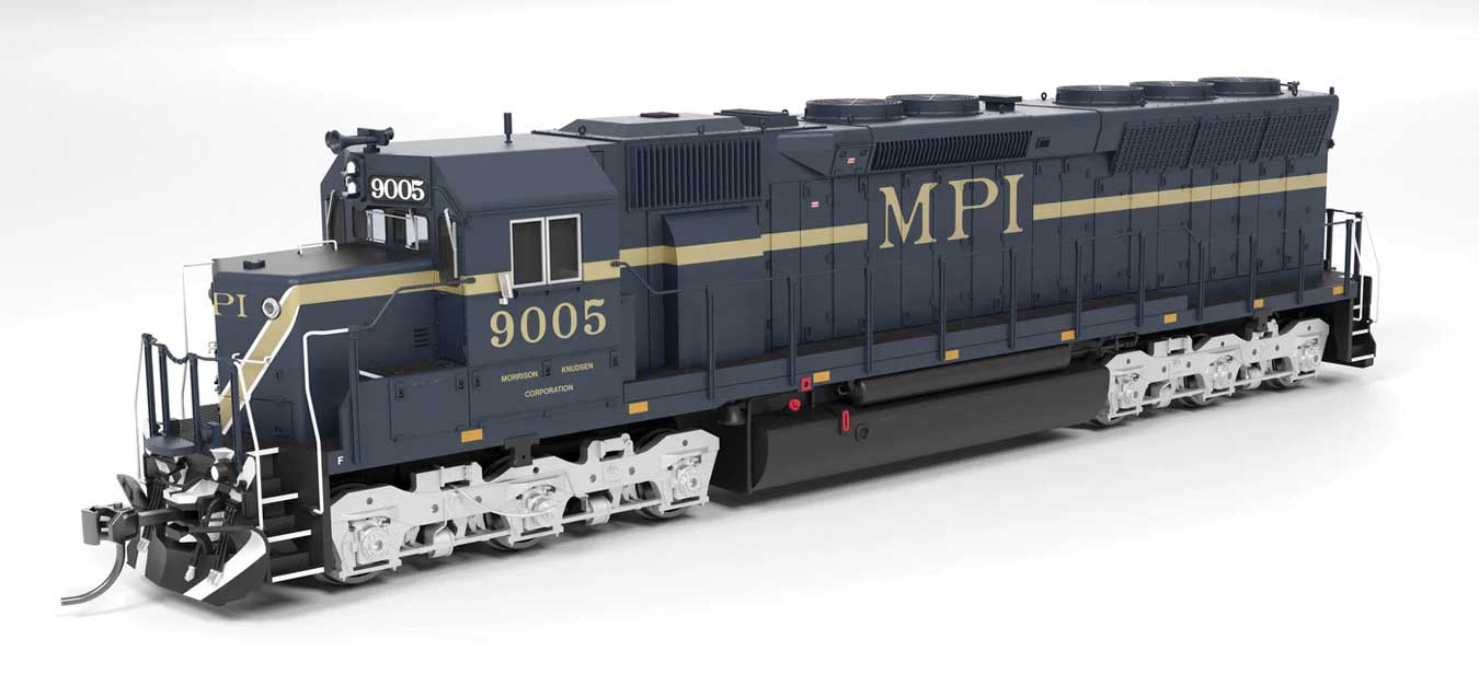 EMD SD45 ディーゼル機関車 MPI #9019 サウンド・DCC搭載 Paragon4 ブルー・ゴールド / Broadway Limited HOゲージ 鉄道模型 外国鉄道｜ラストホビー