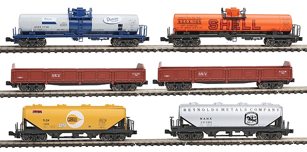 混合貨車 6両セット 完成品 / KATO Nゲージ 鉄道模型 外国鉄道|ラストホビー