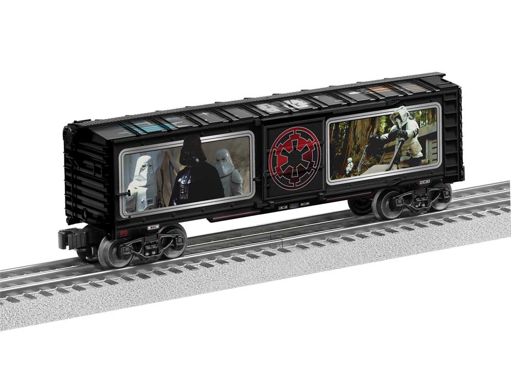 スター・ウォーズ ストームトルーパー 鋼製有蓋車 3線式 完成品 ブラック / Lionel Oゲージ 鉄道模型 外国鉄道|ラストホビー