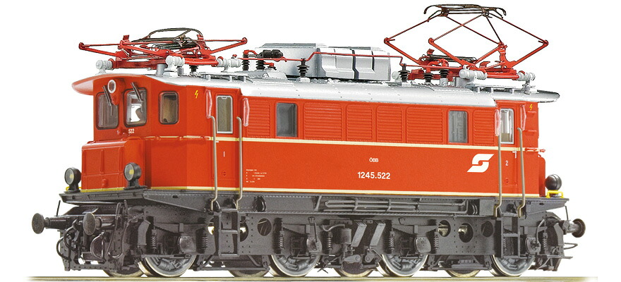 HOゲージ 鉄道模型 Roco ロコ OEBB Electric locomotive 1245.522 era IV V sound DC DCC｜ラストホビー