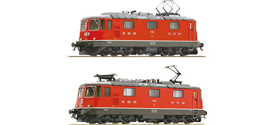 HOゲージ 鉄道模型 Roco ロコ SBB 電気機関車 Re 4/4 II 11133 11192 Era V VI サウンド付 AC Motorola Maerklin Format