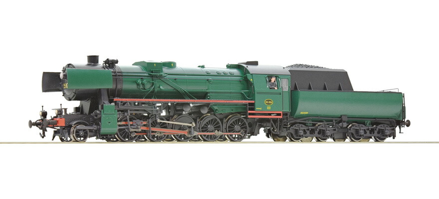 HOゲージ 鉄道模型 Roco ロコ SNCB 蒸気機関車 Class 26 Era III with sound AC Motorola Maerklin Format