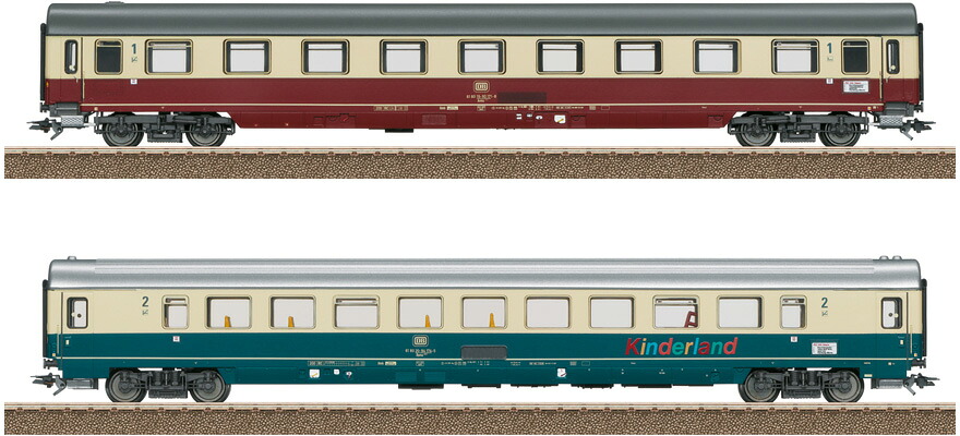 HOゲージ 客車 Trix トリックス Passenger car set 2 Koenigssee DB Era IV DC