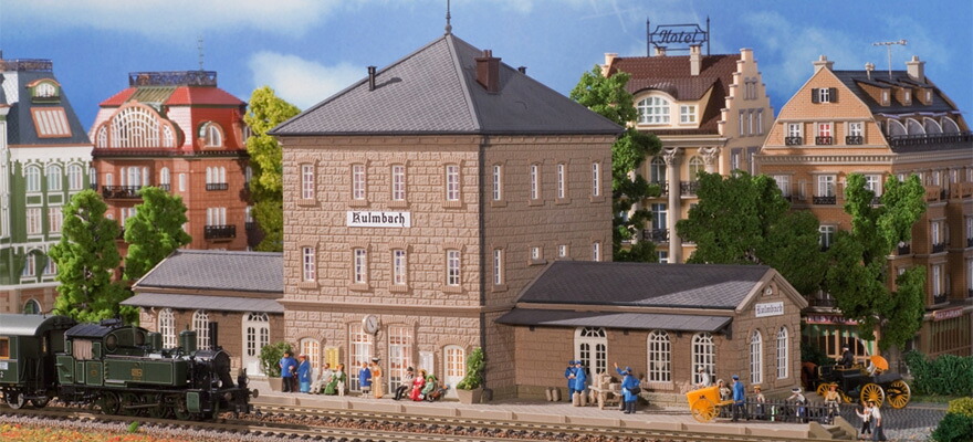 HOゲージ 鉄道模型 Vollmer フォルマー Station Kulmbach クルムバッハ駅|ラストホビー