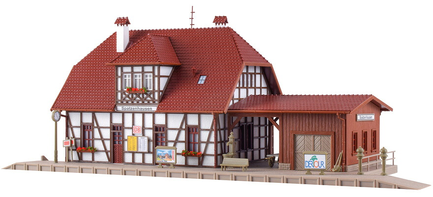 HOゲージ 鉄道模型 Vollmer フォルマー Spatzenhausen Station discontinued スパッツェンハウゼン駅|ラストホビー