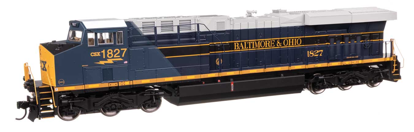 GE ES44AC ディーゼル機関車 CSX #1827 ボルチモア＆オハイオ鉄道 記念塗装 ESUサウンド＆DCC搭載 / Walthers HOゲージ 鉄道模型 外国鉄道｜ラストホビー