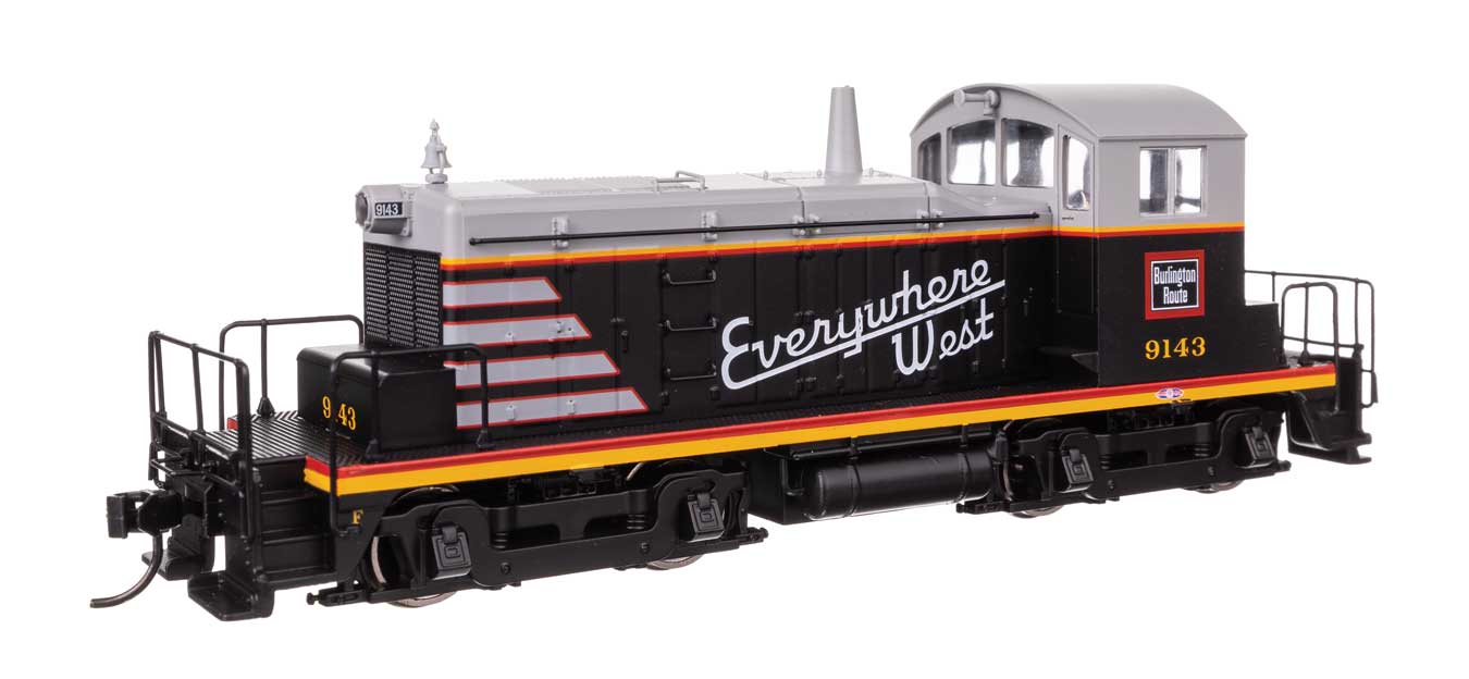 EMD SW1 ディーゼル機関車 シカゴ・バーリントン&クインシー鉄道 #9143 スタンダードDC / Walthers HOゲージ 鉄道模型 外国鉄道|ラストホビー
