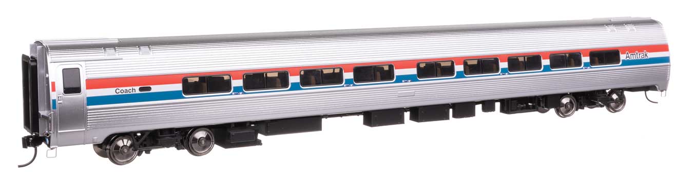 アムトラック アムフリートII 59座席客車 フェーズIII 室内灯付 完成品 デカール付属 / Walthers HOゲージ 鉄道模型 外国鉄道|ラストホビー