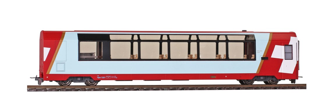 H0mゲージ 客車 Bemo RhB Glacier Express パノラマ客車 Excellence Class DC|ラストホビー