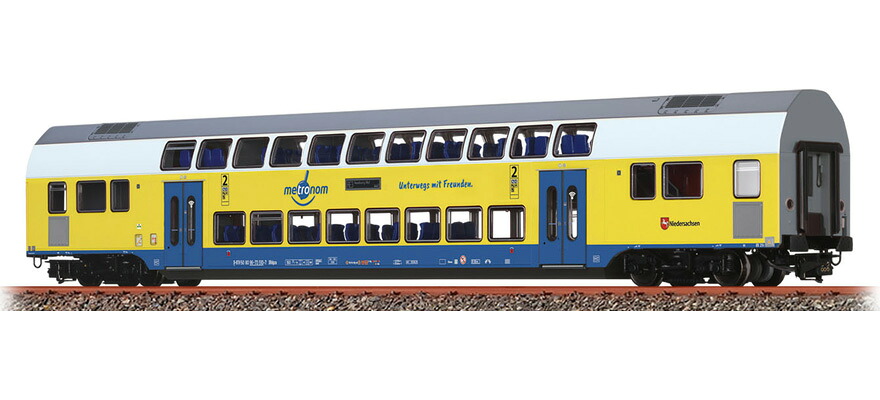 HOゲージ 鉄道模型 Brawa Metronom RE 3 Hamburg Hbf 2等中間客車 Era VI DC|ラストホビー