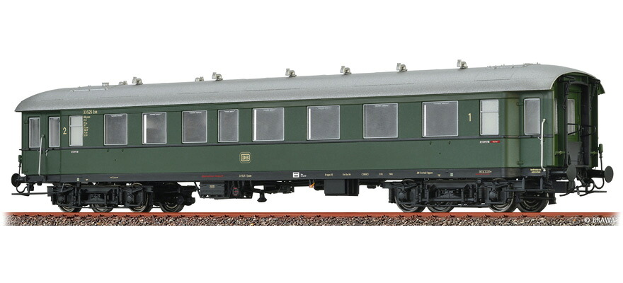 HOゲージ 鉄道模型 Brawa DB AB4yswe 急行客車 Era III 室内灯付 DC Function-Decoder|ラストホビー