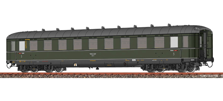 HOゲージ 鉄道模型 Brawa DRG 客車 C4i Era II AC｜ラストホビー 22,392円