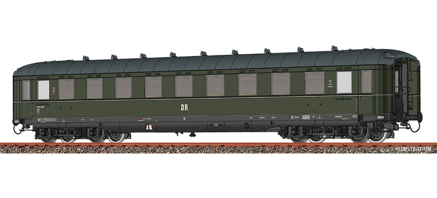 HOゲージ 鉄道模型 Brawa ブラワ DR B4uepe 客車 Era III AC|ラストホビー