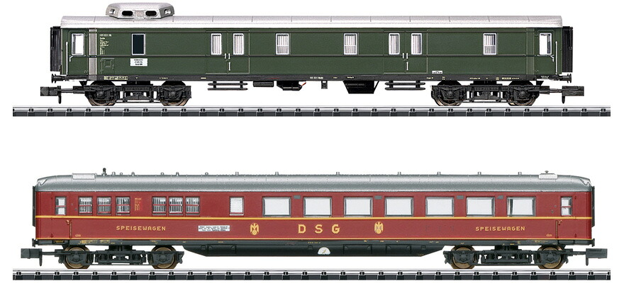 Nゲージ 鉄道模型 客車 Minitrix ミニトリックス D 96 DB Era III DC｜ラストホビー