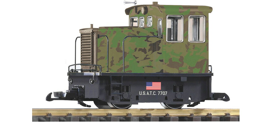 Gゲージ 鉄道模型 Piko Sound US Diesel locomotive GE-25Ton US Army RC Sound DC｜ラストホビー