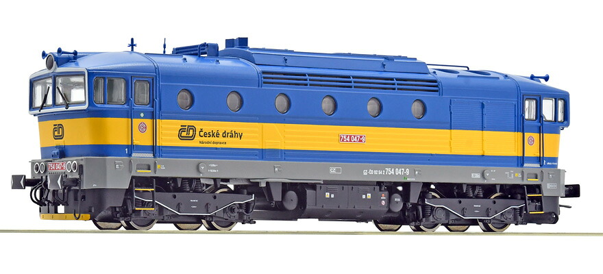 HOゲージ 鉄道模型 Roco ロコ CD ディーゼル機関車 Class 754 047-9 Era VI サウンド DCC｜ラストホビー