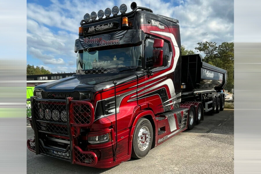 【予約】2026年発売予定 VLASTUIN TORPEDO 6X2 TAG AXLE HALF PIPE ティッパートレーラー 3 AXLE NA Schakt / WSI 1/50 建設機械 模型